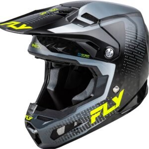 Fly Racing 25 Formula S Carbon Helmet Protcol Black/Grey/Hi-Vis
