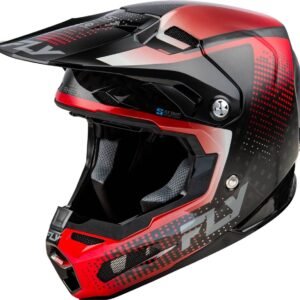 Fly Racing 25 Formula S Carbon Helmet Protcol Black/Red