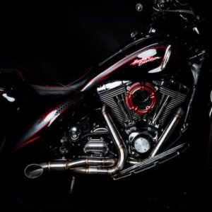 Harley Davidson 2 into 1 Exhaust - The Rocket by Gallop Motorcycles