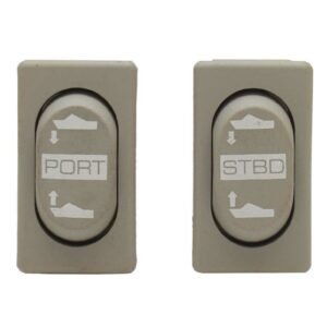 McGill Boat Set of 2 Momentary On-Off-On Rocker Switch | PORT/STBD