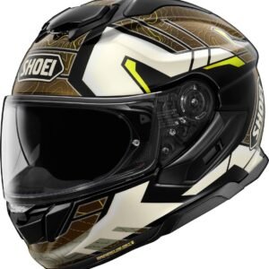 Shoei GT-Air 3 Hike Helmet Khaki/White/Hi-Viz