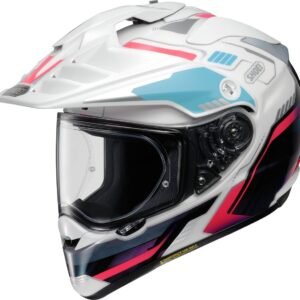 Shoei Hornet X2 Invigorate Adventure Helmet White/Pink/Blue