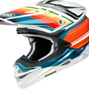 Shoei VFX EVO Pinnacle Helmet Red/Blue/Orange