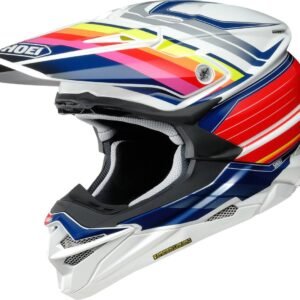 Shoei VFX EVO Pinnacle Helmet Red/Dark Blue/White