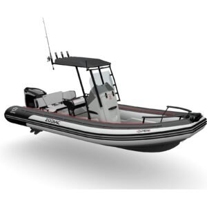 Zodiac Open 6.5 Fiberglass RIB 20' Boat with Yamaha F150 HP Motor - F150 - 2025