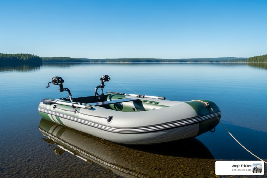 10 ft inflatable fishing boat deluxe package